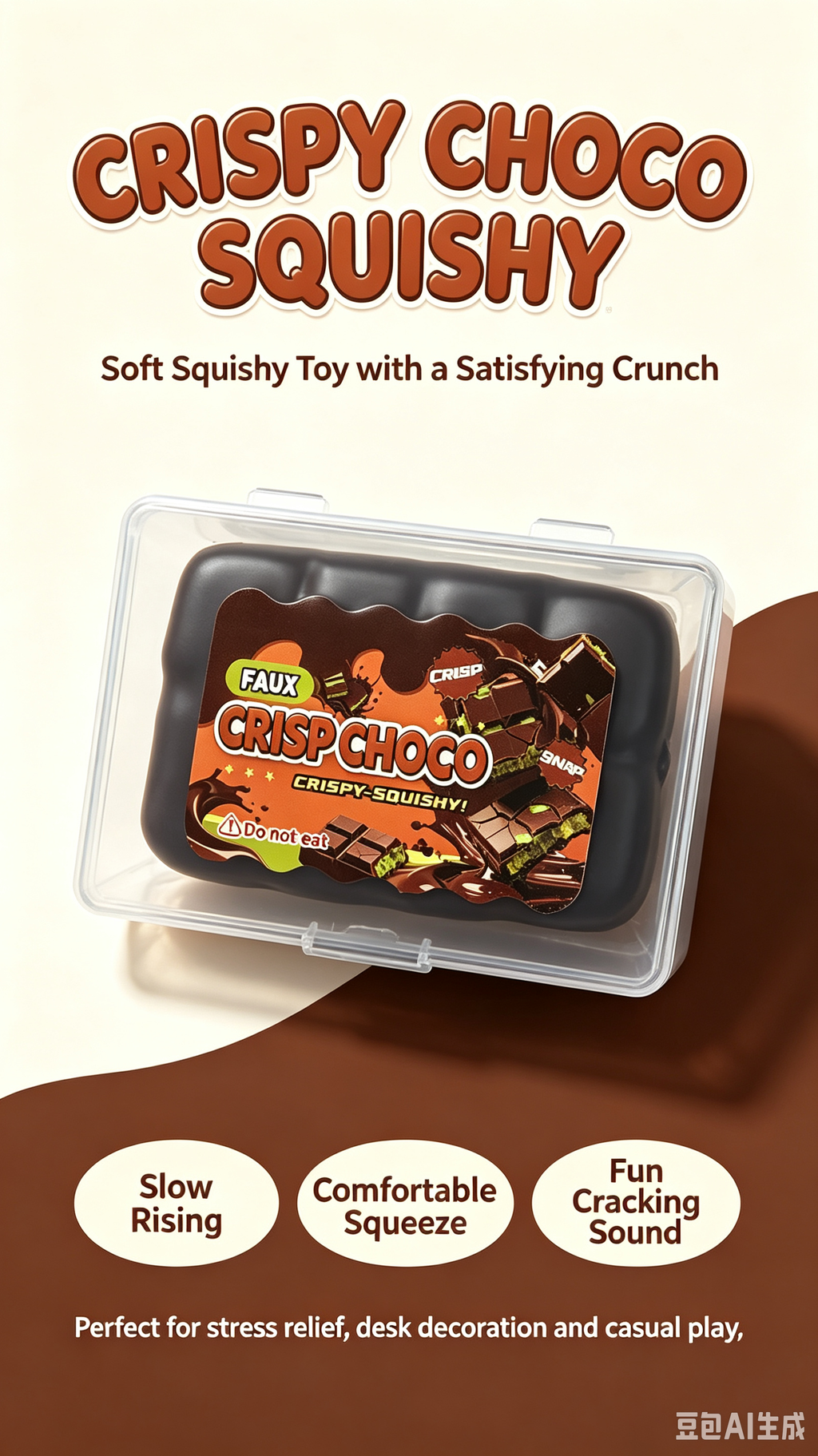 Crispy Chocolate Squishy Toy