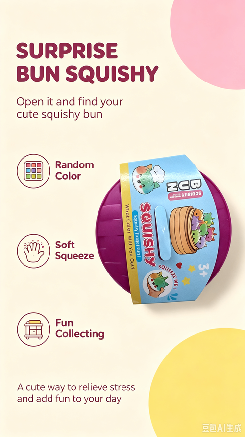 Blind Box Vaseline Bun Squishy Toy