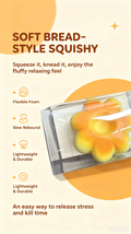 Flower Bread Squishy Toy