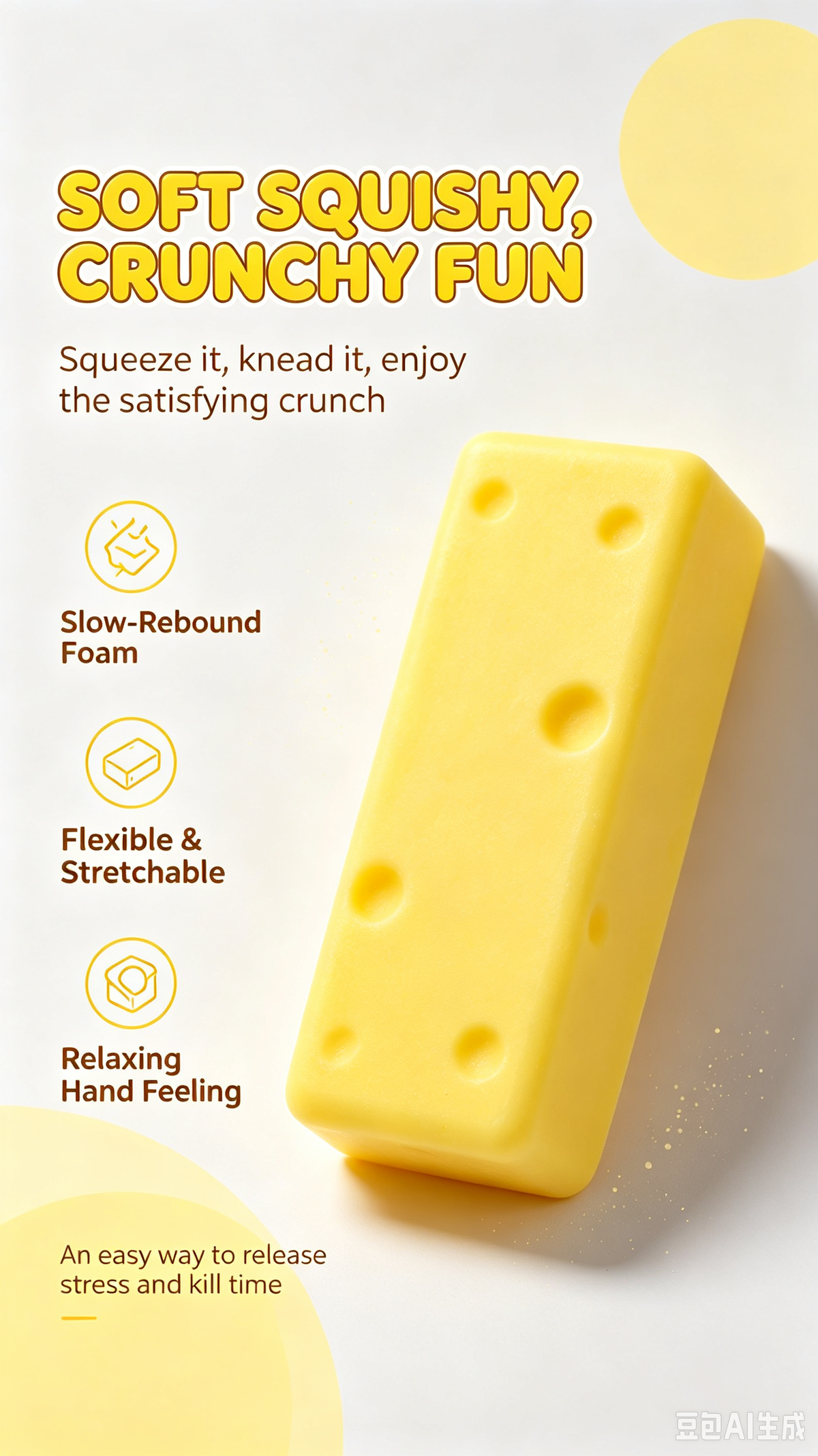 Butter Crunch Squishy Toy