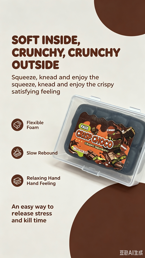 Crispy Chocolate Squishy Toy