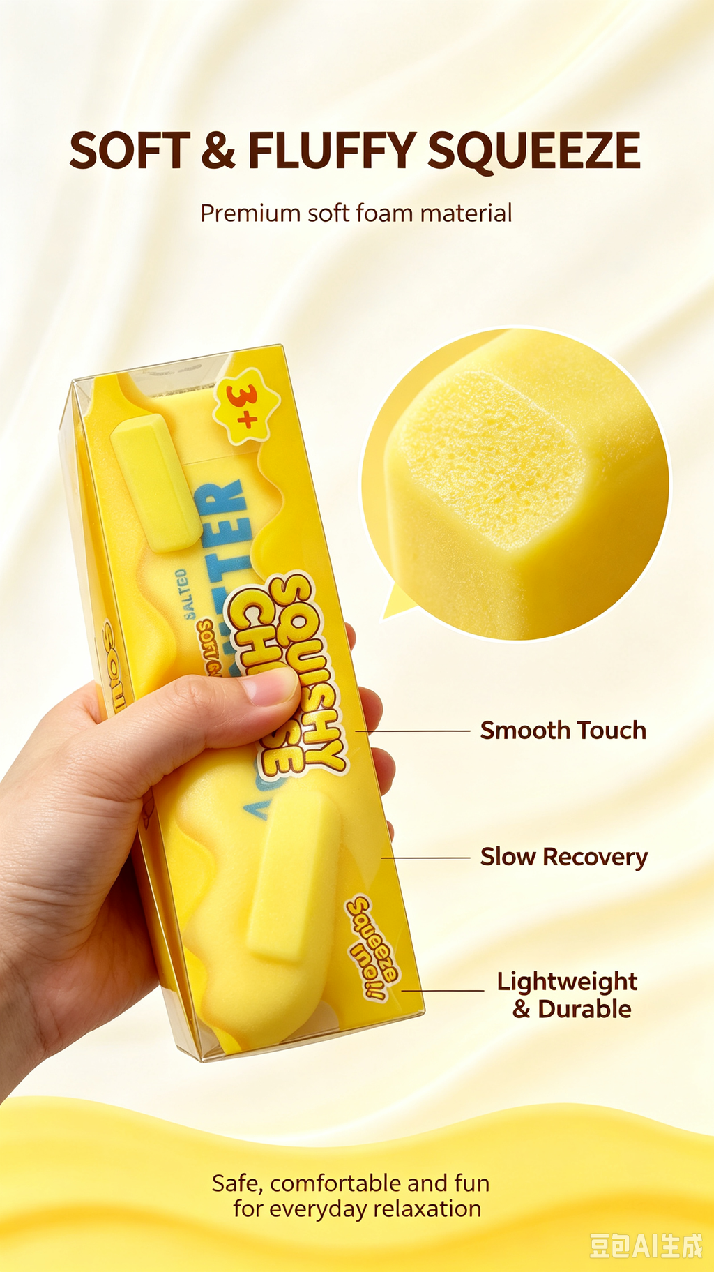 Butter Crunch Squishy Toy
