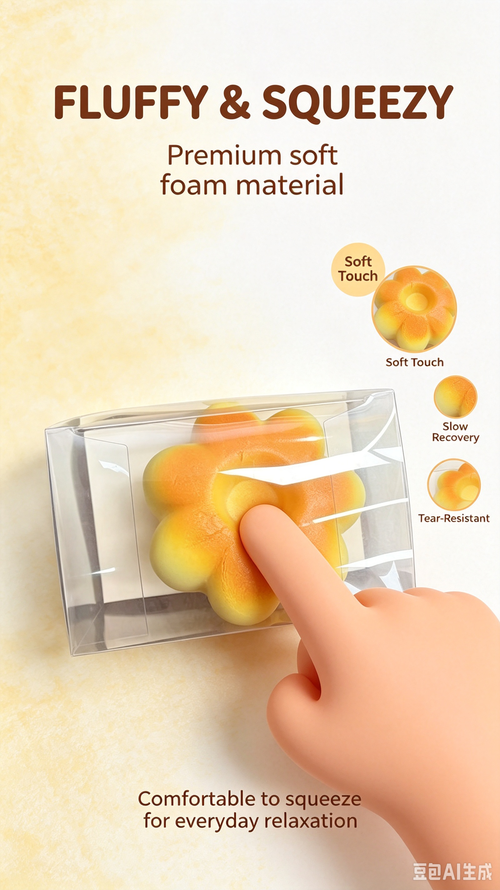 Flower Bread Squishy Toy