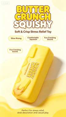 Butter Crunch Squishy Toy