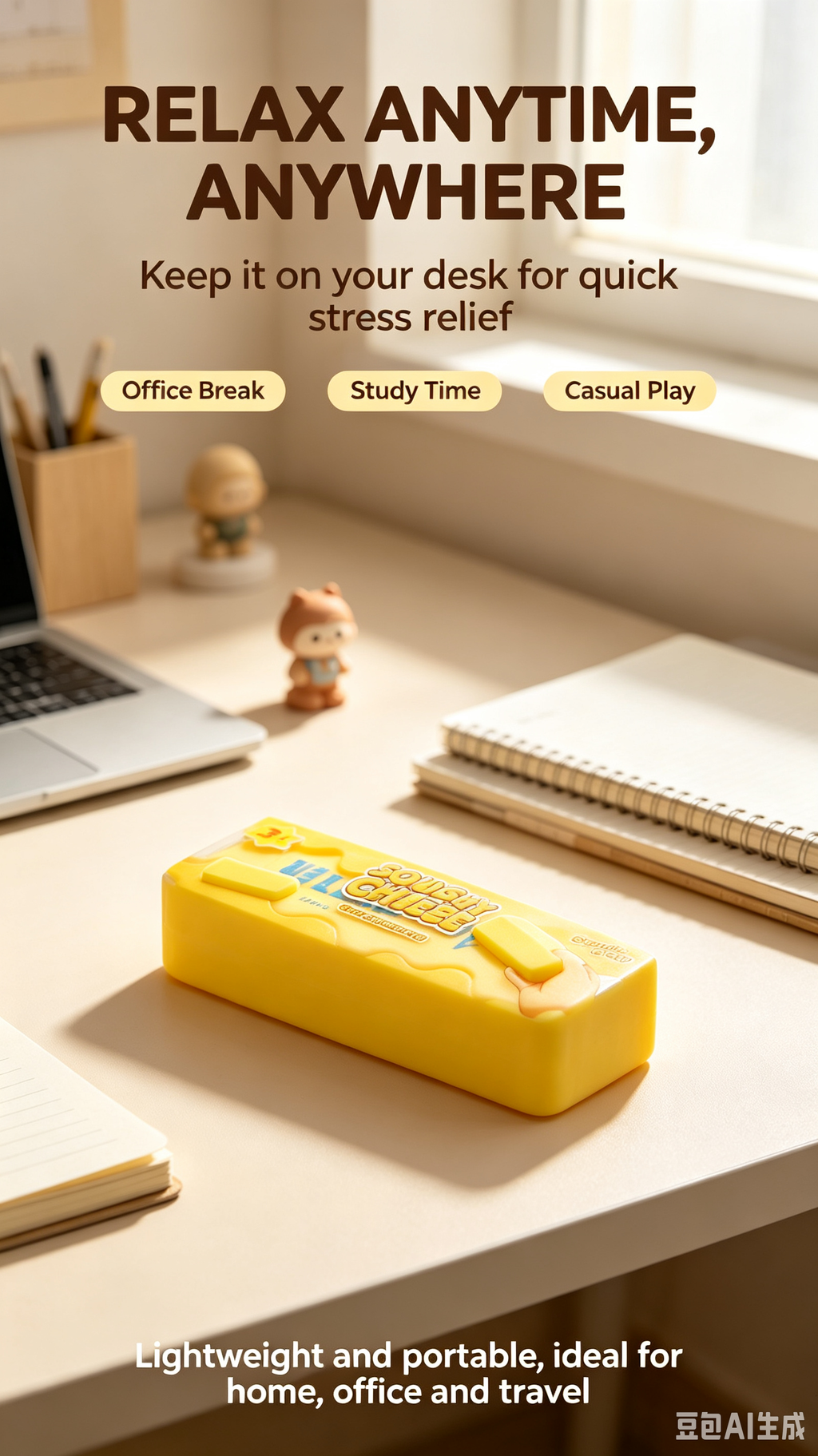 Butter Crunch Squishy Toy