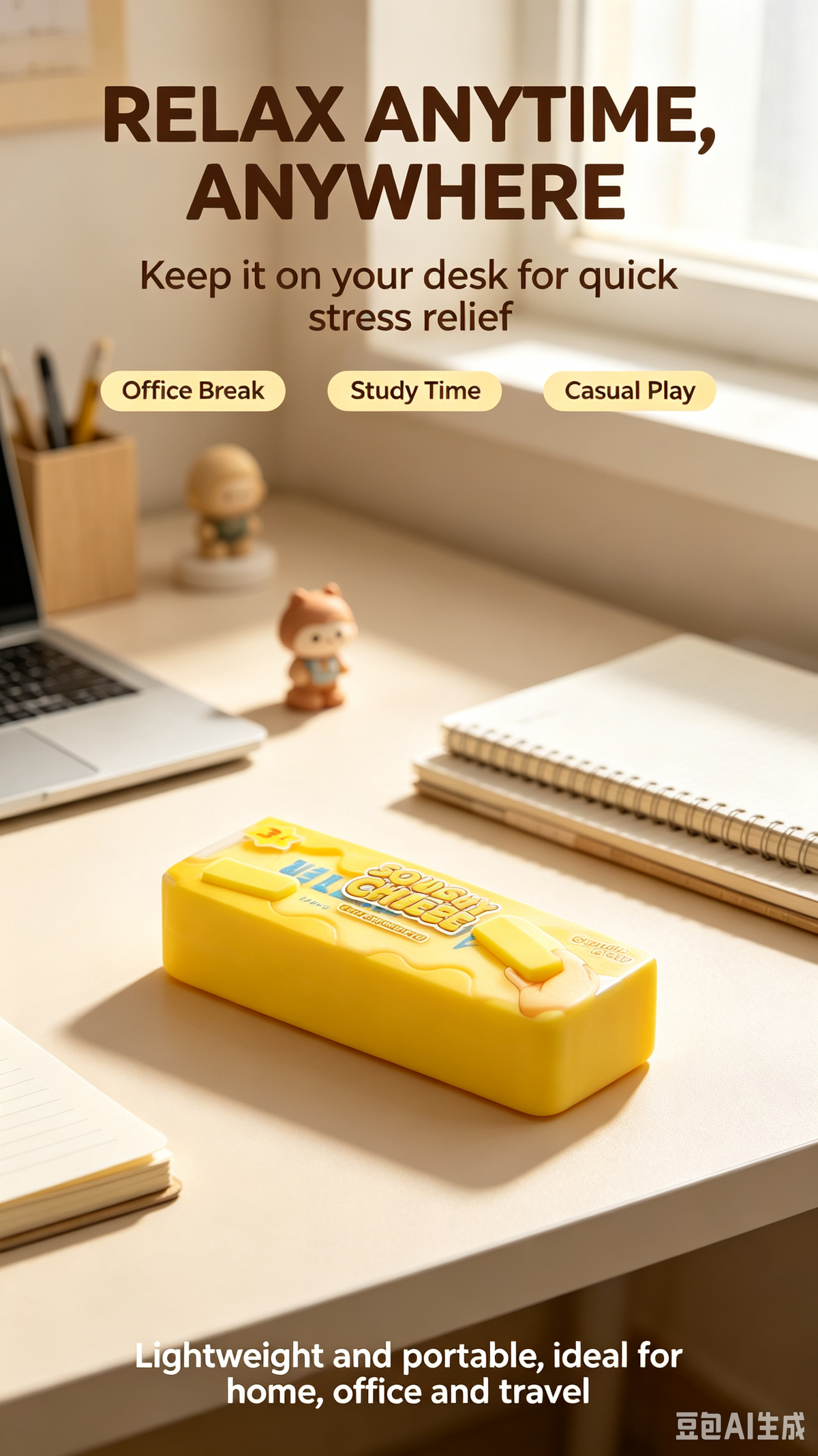Butter Crunch Squishy Toy