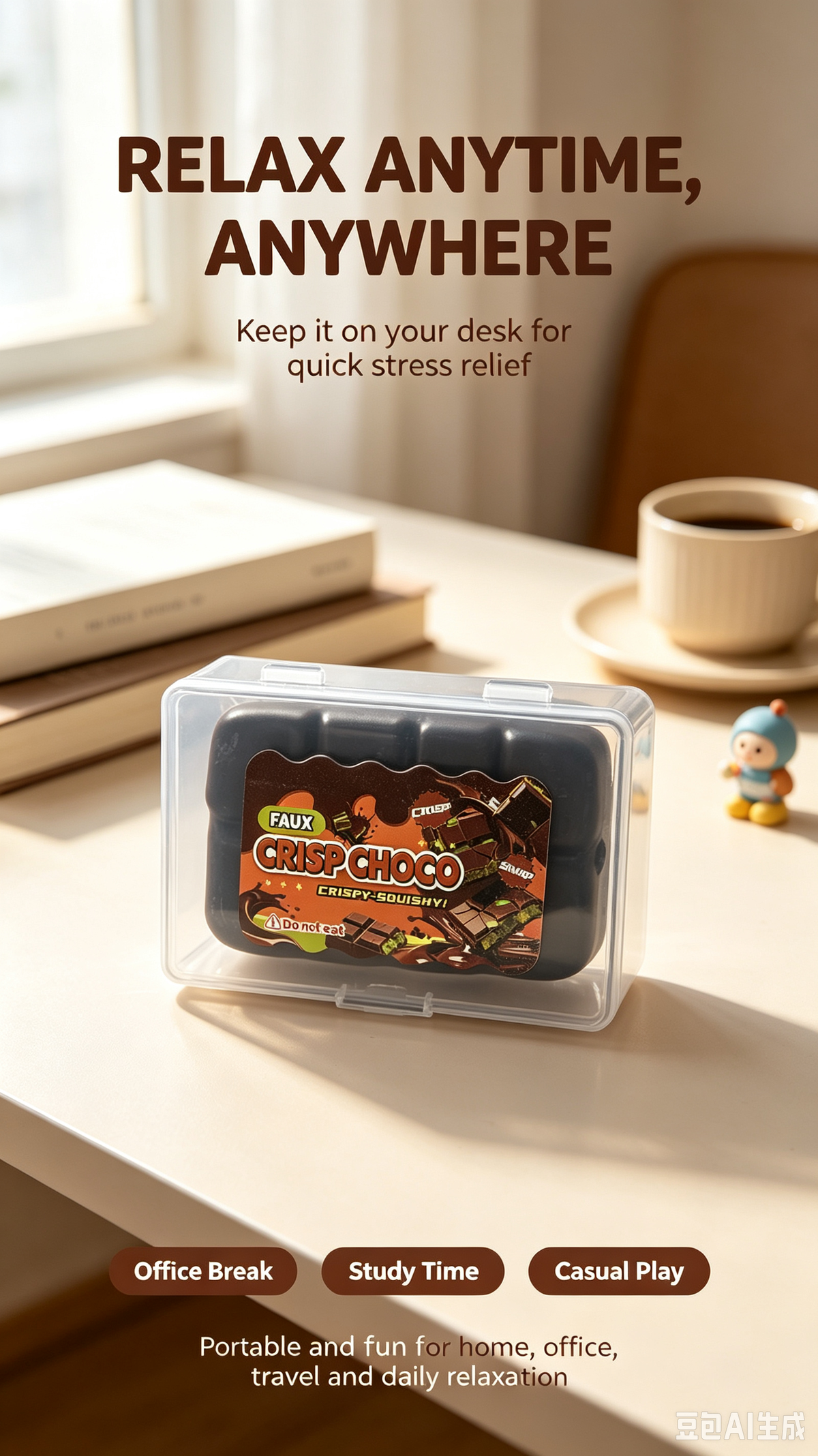 Crispy Chocolate Squishy Toy